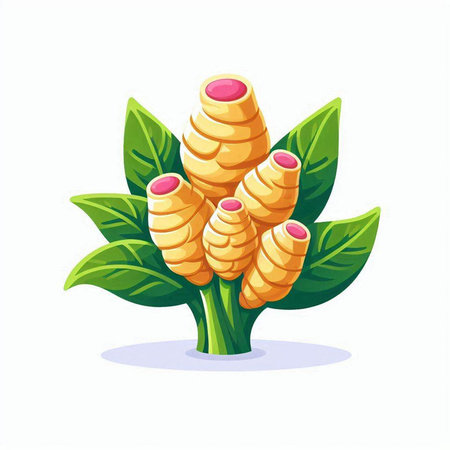 Illustration of corncob isolated on white background. Vector illustration.のイラスト素材