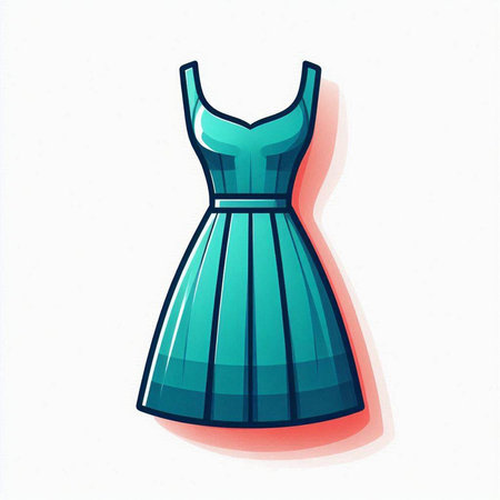 Cute crocodile with ice cream, ice cream, watermelon and tropical leaves. Vector illustration.のイラスト素材