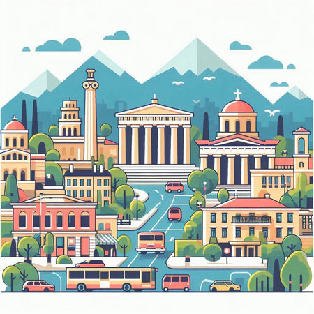 Avocado smoothie in a glass and ingredients. Vector illustration.のイラスト素材