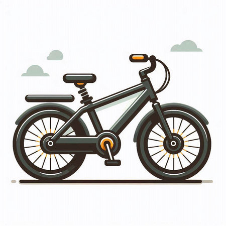 Bowl of rice with vegetables and fried egg, vector illustration.のイラスト素材