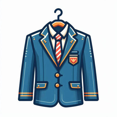 Vector set of men's clothing and accessories. Illustration of a man's suit, tie, bow tie, hat, glasses, watch, wristwatch, shoes.のイラスト素材