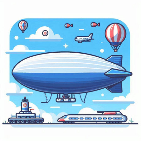 Illustration of a blender with fruits and vegetables. Vector illustration.のイラスト素材