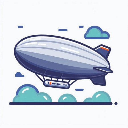 Illustration of a blue jacket with a tie on a white backgroundのイラスト素材