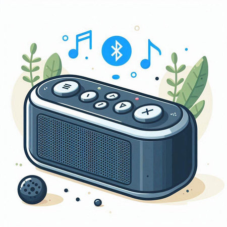 Radio vector illustration. Radio flat design. Vector illustration of radio.のイラスト素材