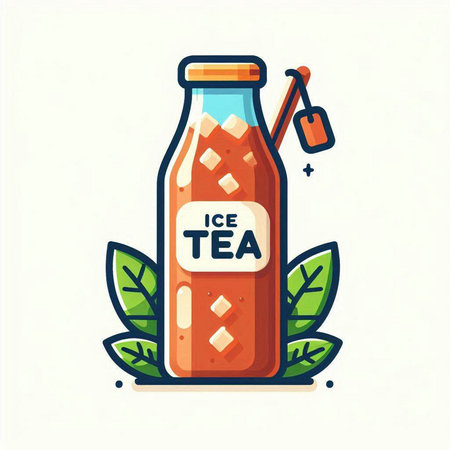 Sauce bottle icon. Vector illustration in flat cartoon style.のイラスト素材