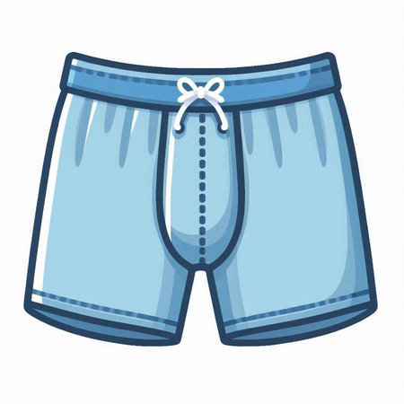 Shorts icon. Cartoon illustration of shorts vector icon for web designのイラスト素材