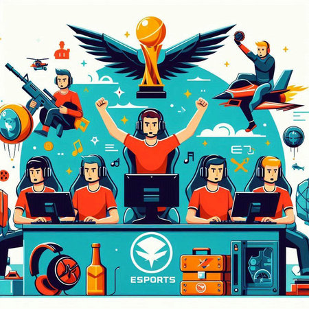 Vector illustration of a group of people with gadgets. Flat style design.のイラスト素材