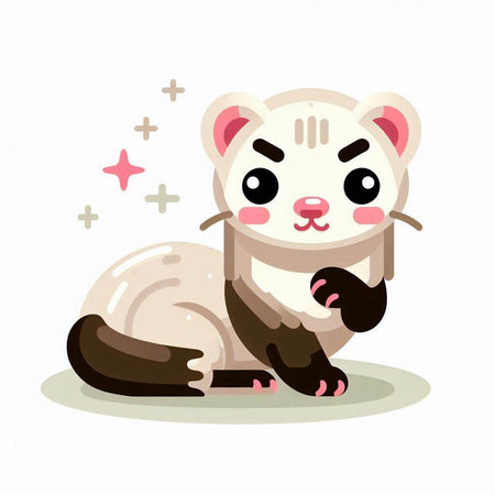 Cute panda cartoon vector illustration. Cute panda cartoon vector illustration.のイラスト素材