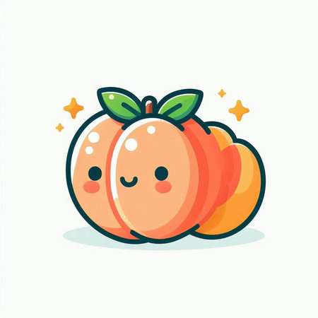 Pumpkin character. Cute cartoon style. Vector illustration.のイラスト素材
