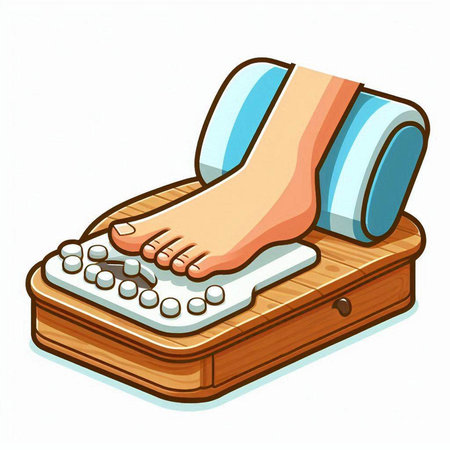 Illustration of a hand typing on a typewriter on a white backgroundのイラスト素材