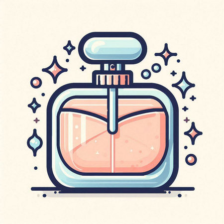 Perfume bottle icon. Vector illustration of perfume bottle icon.のイラスト素材