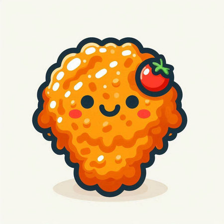 Cute kawaii orange fruit character isolated on white background.のイラスト素材