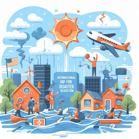 Flat design modern vector illustration concept of travel, vacation, tourism.のイラスト素材