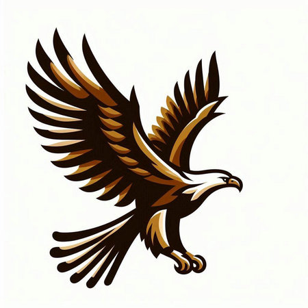 eagle design over white background, vector illustration, eps10のイラスト素材