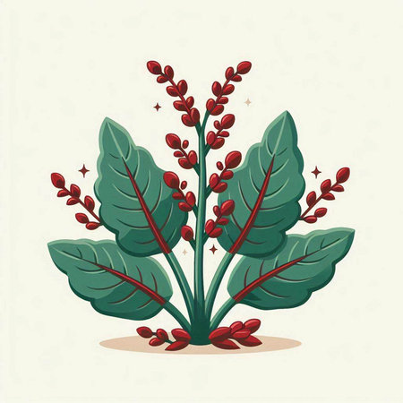 Flower design over beige background, vector illustration eps10のイラスト素材