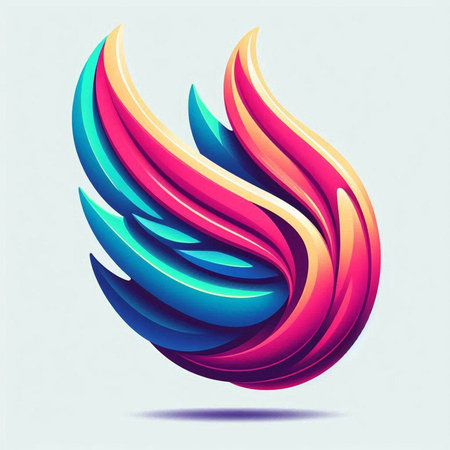 abstract colorful fire on white background, vector illustration eps10のイラスト素材