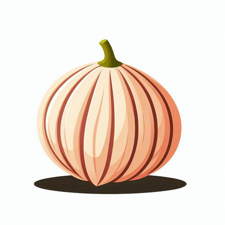 pumpkin isolated on a white background. vector illustration eps 10のイラスト素材