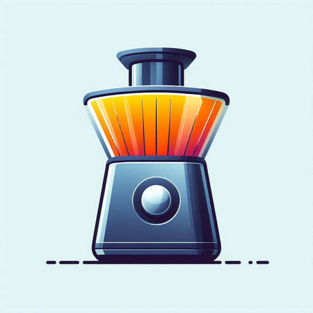 Illustration of a Blender. Vector illustration in cartoon style.のイラスト素材