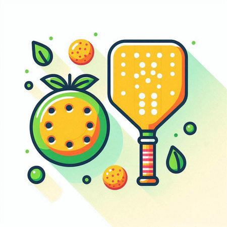 Table tennis icon. Flat illustration of table tennis icon for web designのイラスト素材