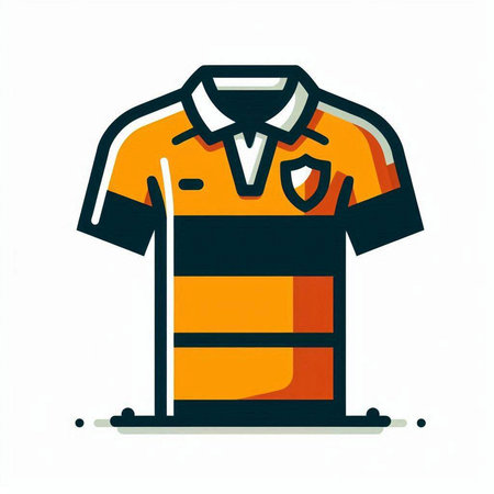 Soccer uniform icon isolated on white background. Soccer shirt vector illustration.のイラスト素材