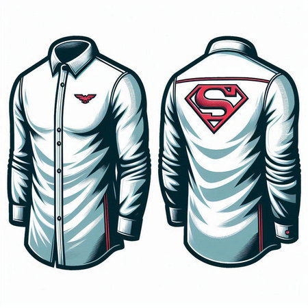 Sportswear, t-shirt, jacket template. Vector illustrationのイラスト素材