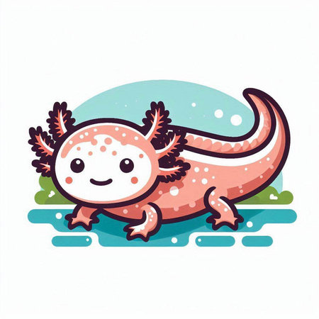 Cute cartoon dinosaur. Vector illustration. Isolated on white background.のイラスト素材