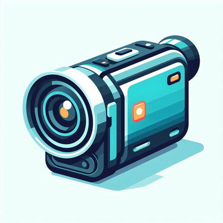 Camera icon. Vector illustration of a camera isolated on white background.のイラスト素材