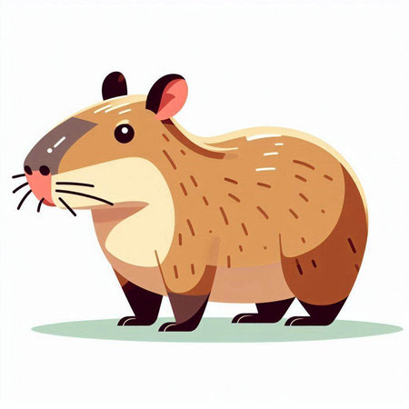 Cup of coffee with whipped cream and chocolate candies. Vector illustration.のイラスト素材