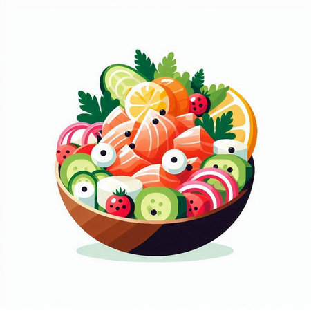 Mug of tea with cinnamon, lemon and mint. Vector illustrationのイラスト素材