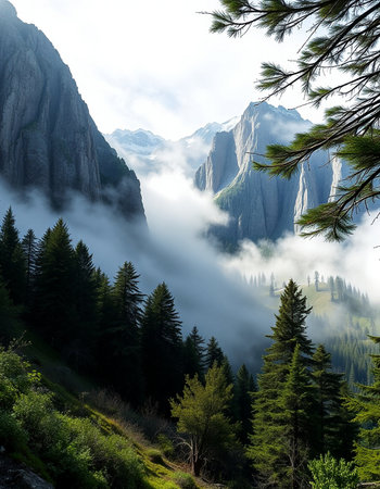 Yosemite National Park, California, United States of America.の写真素材