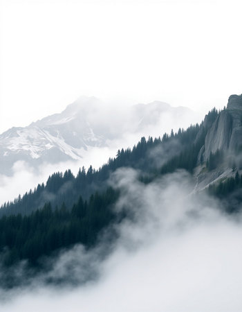 Mountains in the clouds, Switzerland, Europe. Beauty world.