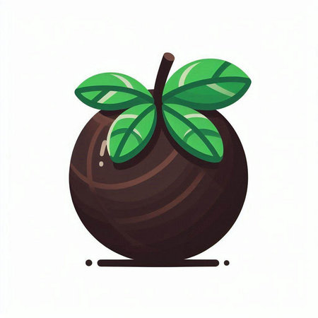 Coconut icon isolated on white background. Vector illustration. Eps 10.のイラスト素材