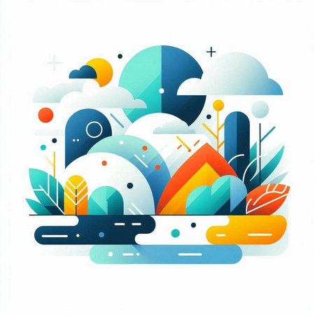 Abstract colorful background. Vector illustration. Eps 10 file. Global colors.のイラスト素材