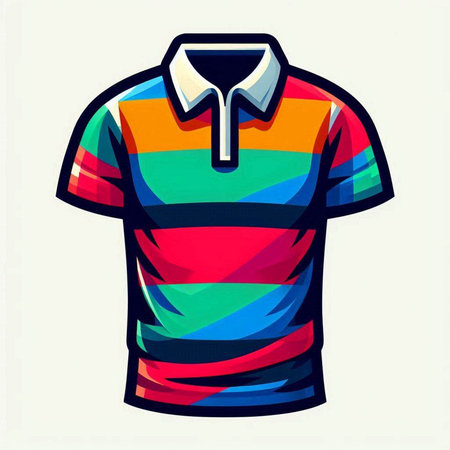 Colorful t-shirt design, vector illustration eps 10.のイラスト素材