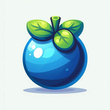 Blueberry icon isolated on white background. Vector illustration. Eps 10.のイラスト素材