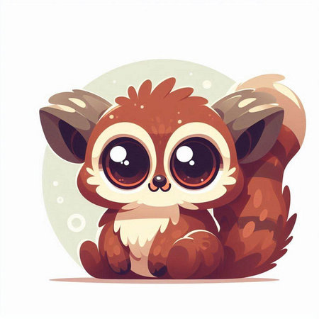 Cute cartoon baby koala with eyes closed. Vector illustration.のイラスト素材