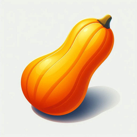 pumpkin on a white background, vector illustration, eps10のイラスト素材