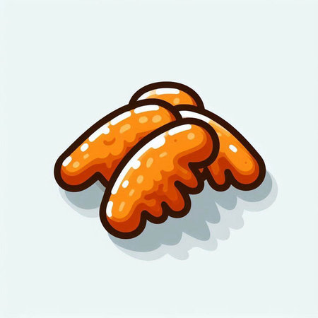 Sushi icon, vector illustration in cartoon style. Sushi design element.