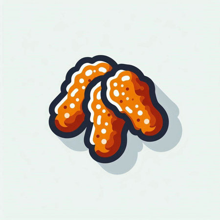 Coral icon. Vector illustration. Isolated on white background.