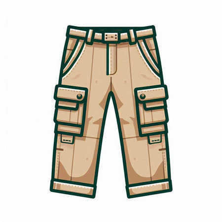 Jeans design over white background, vector illustration. Side view.の写真素材