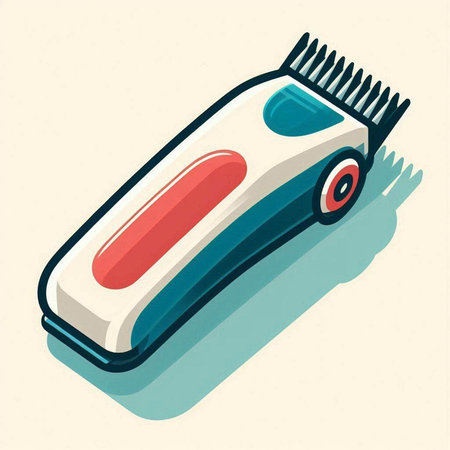 Hair clipper icon. Isometric illustration of hair clipper vector icon for web