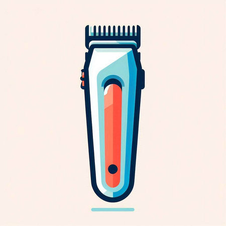 Hair clipper icon, vector illustration. Flat design style.