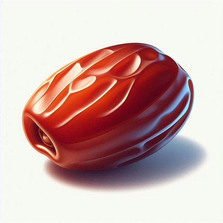 Candy in the form of a ball on a white background.