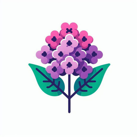 Flower icon. Flat illustration of flower vector icon for web designの写真素材