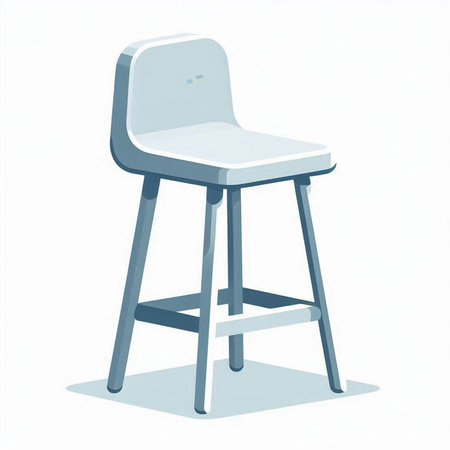 chair on a white background, vector illustration, eps 10.の写真素材