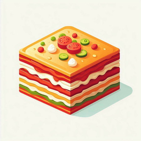 Sandwich with cheese, tomato and cucumber. Vector illustration.の写真素材
