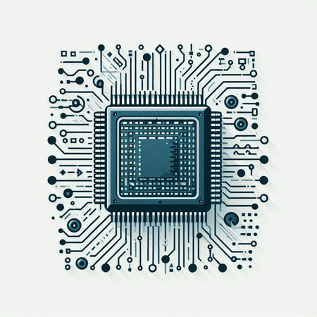 Circuit board. Electronic computer hardware technology. Integrated communication processor....