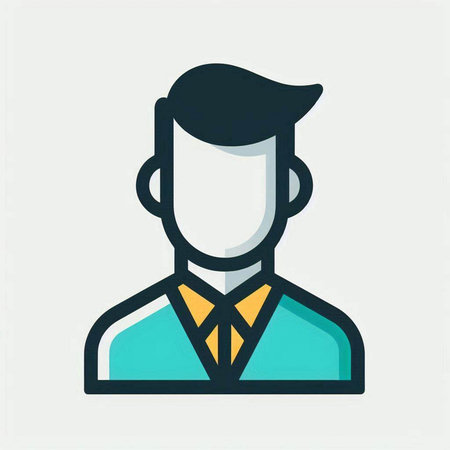Businessman Icon. Flat Design. Vector Illustration. EPS 10