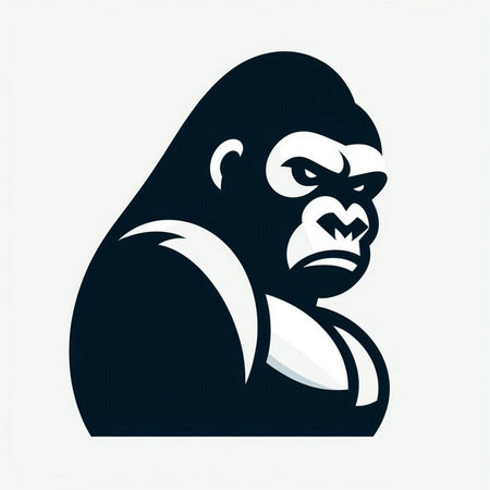 Gorilla logo, gorilla vector logo, gorilla logo, gorilla logo