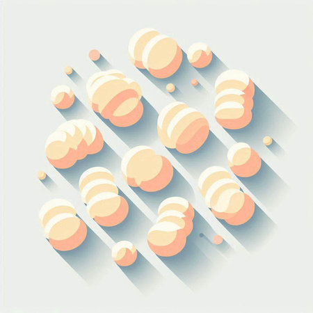 abstract 3d icon with shadow on a gray background,eps10